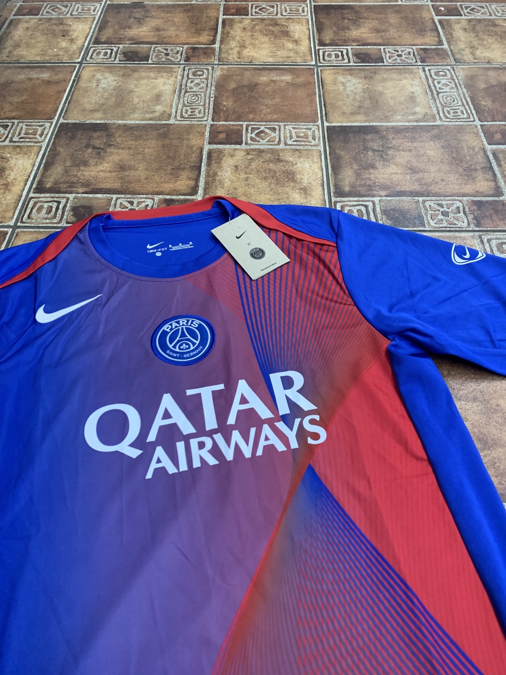 Nike PSG 2025/26 Training Jersey Size M - Picture 2 of 4
